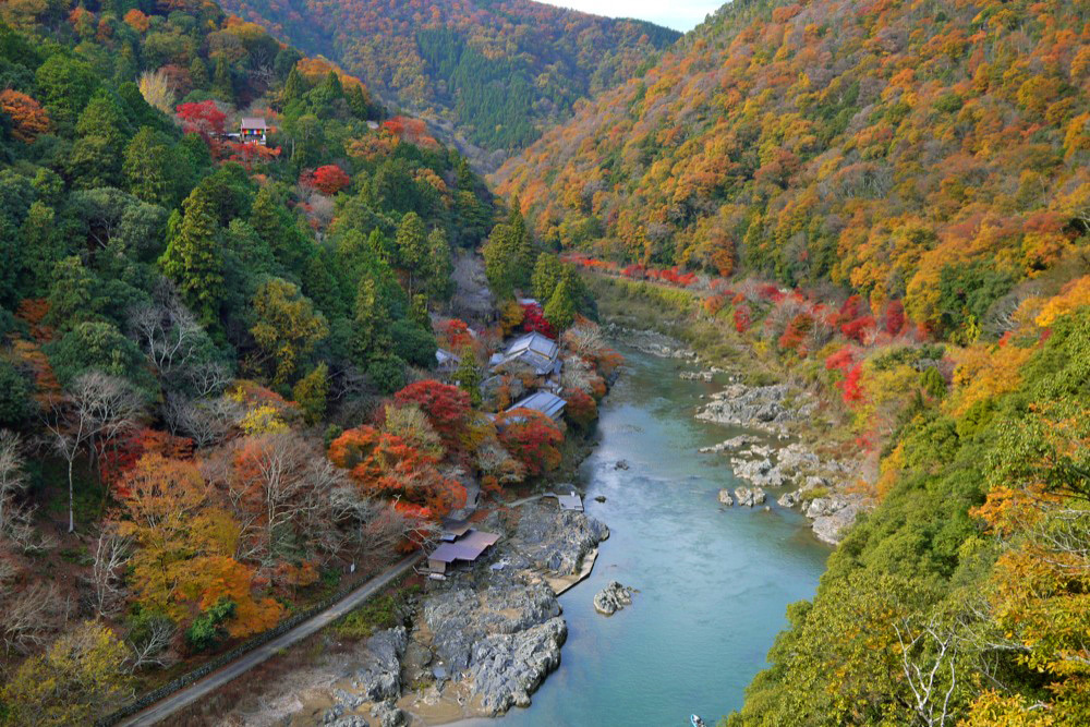 大悲閣千光寺 紅葉 15年見どころは 嵐山一の絶景はココ 英学の おもしろい京都案内